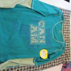 Can-Am women's long-sleeve  teal shirt LG